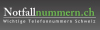 Notfallnummern